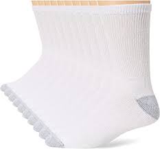 Photo 1 of Amazon Essentials Men's Cotton Half Cushioned Crew Socks, Pack of 10
size 6-12