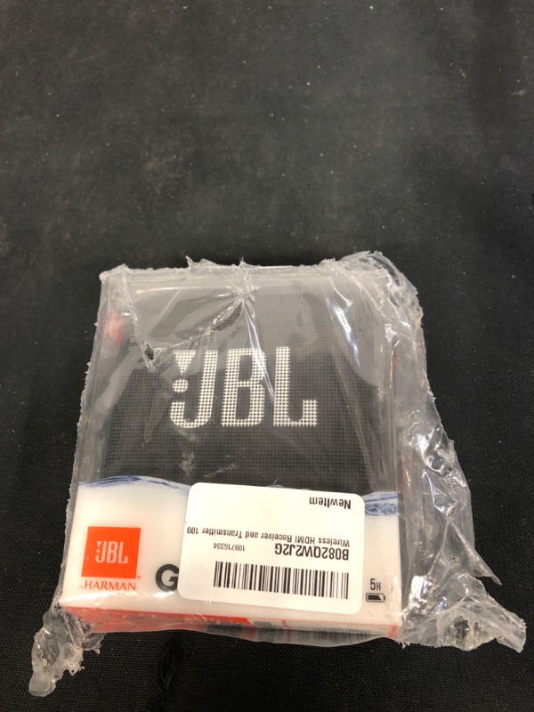 Photo 2 of JBL GO2 - Waterproof Ultra-Portable Bluetooth Speaker - Black
