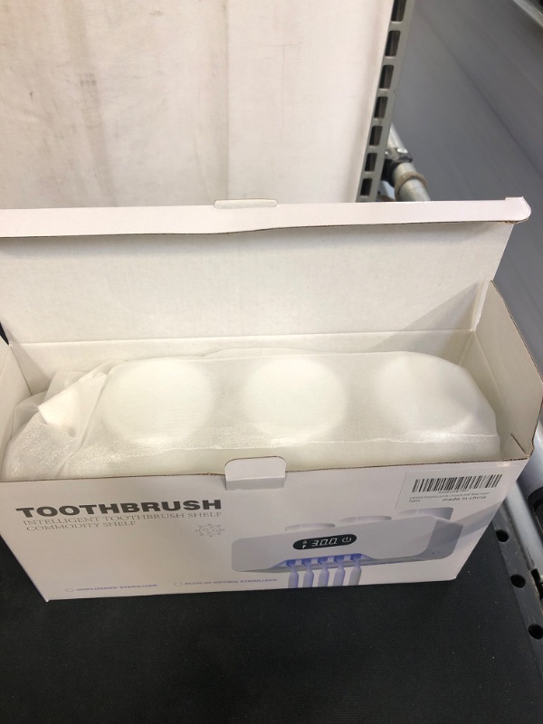 Photo 1 of CANMA Toothbrush Holder Wall Mounted, 5 Toothbrush Holder, 3 Cups, Toothbrush Dryer, Organizer for Bathroom and Washroom
