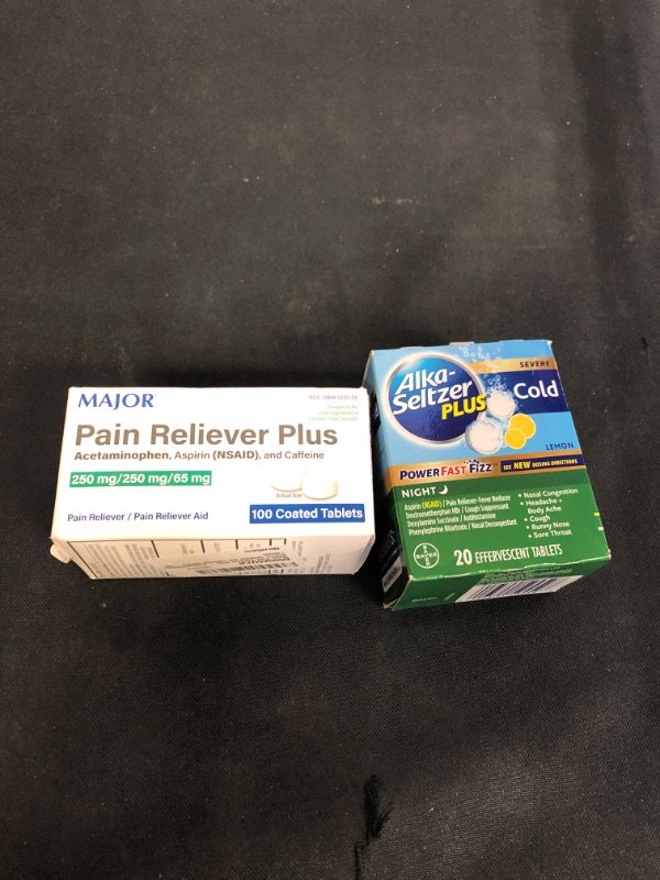 Photo 1 of 2PC LOT, HOUSEHOLD MEDICATIONS, EXP 02/23, 09/23