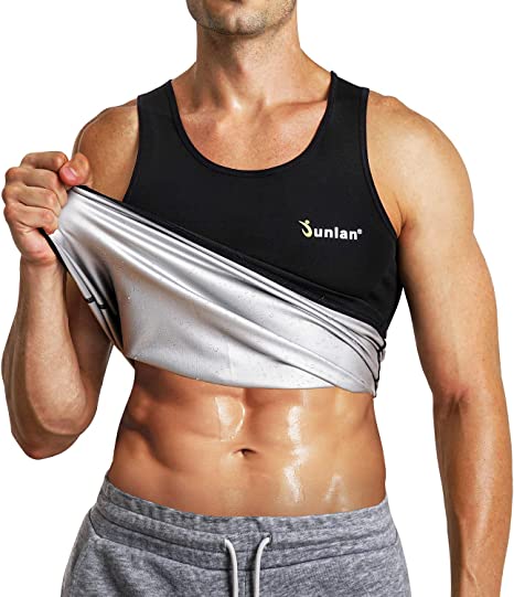 Photo 2 of Junlan Sauna Vest for Men Waist Trainer Sweat Vest with Zipper Heat Trapping Vest Sauna Suit sweat tank top for Men
, SIZE L 