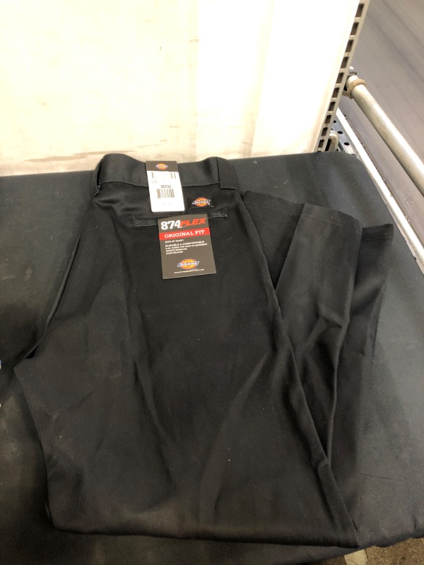 Photo 2 of Dickies Men's 874 Flex Work Pant Black, 36" - Men's Work Bottoms at Academy Sports
, SIZE 36X30 