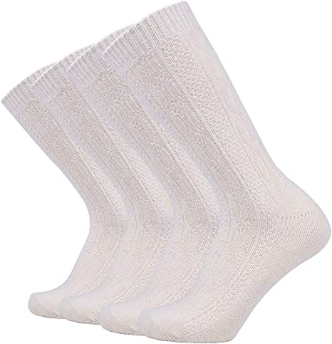 Photo 1 of Enerwear 4 Pack Women's Wool Casual Crew Boot Socks 9-11