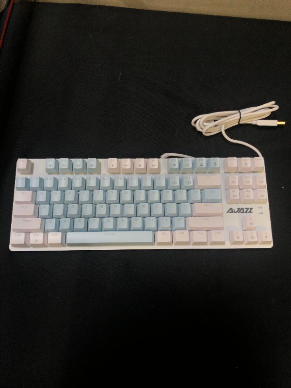 Photo 1 of AJAZZ X NACODEX KEYBOARD WHITE/BLUE