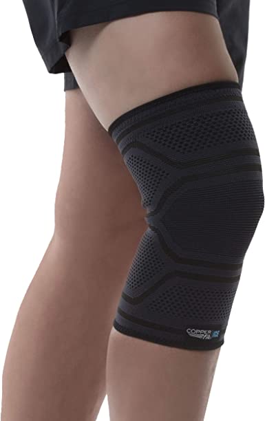 Photo 1 of Copper Fit ICE Knee Compression Sleeve Infused with Menthol and CoQ10
