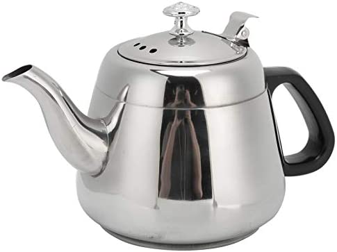 Photo 1 of 1.5L/2L Stainless Steel Teapot with Lid, Tea Kettle for Home, Coffee Pot with Filter, Stove-top Teapot(2L)
