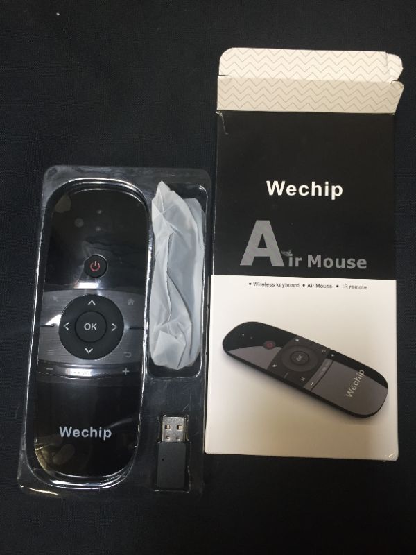 Photo 3 of WeChip W1 Remote 2.4G Wireless Keyboard Multifunctional Remote Control for Nvidia Shield/Android TV Box/PC/Projector/HTPC/All-in-one PC
