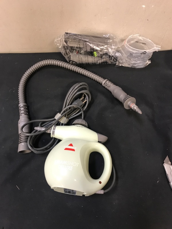 Photo 2 of BISSELL SteamShot Deluxe Hard Surface Steam Cleaner with Natural Sanitization, Multi-Surface Tools Included to Remove Dirt, Grime, Grease, and More, 39N7A