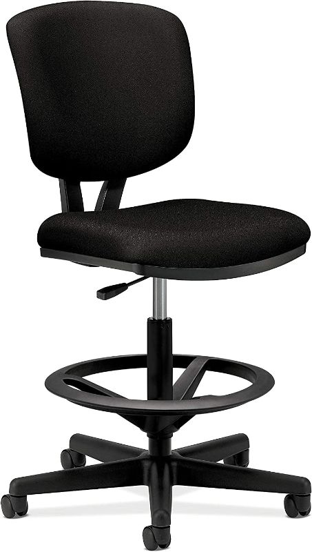 Photo 1 of HON Volt Armless Task Chair, Stool, Black