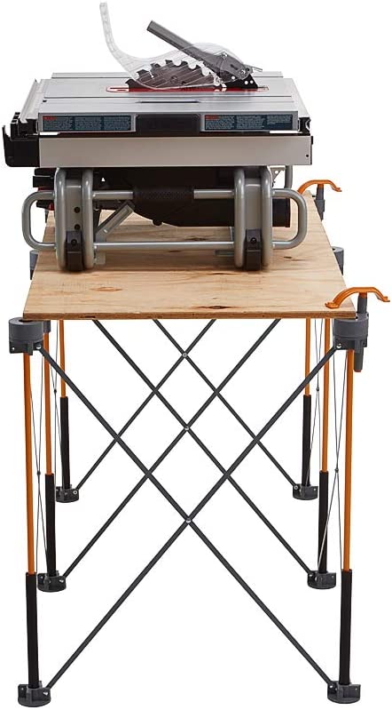 Photo 1 of Bora Centipede 2x4 Feet Work Stand and Portable Table | Sawhorse Support with Folding & Centipede 2-Piece Quick Clamps Set, Clamp Accessory for Bora Centipede Work Stands