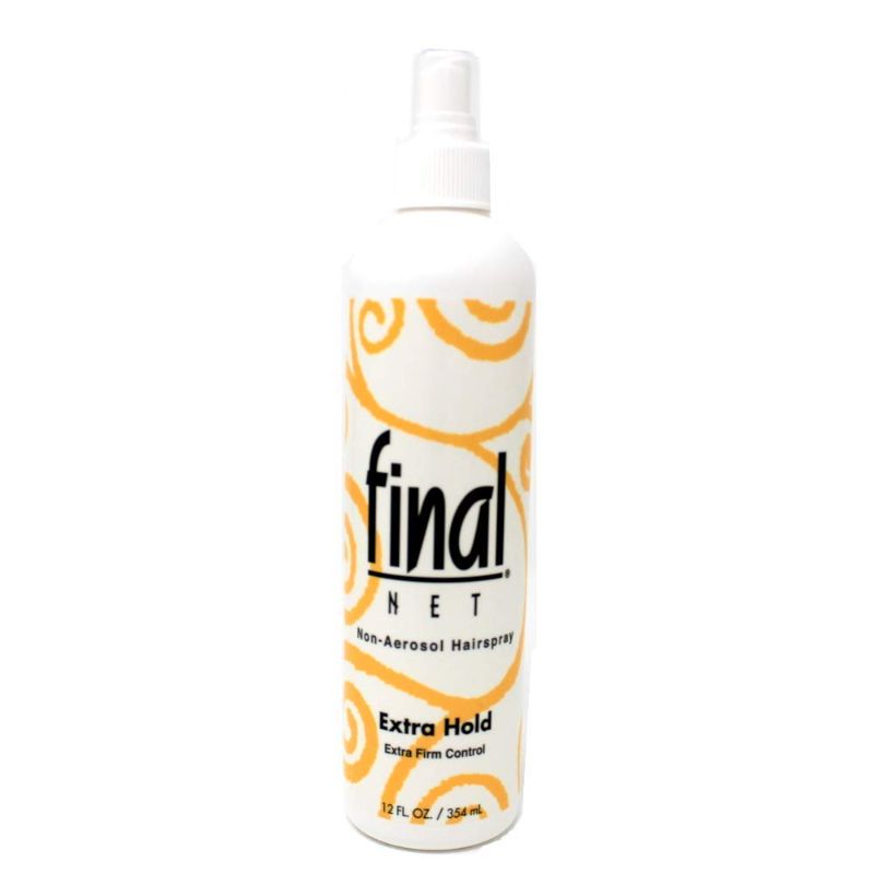 Photo 1 of Final Net Non-Aerosol Hairspray, Extra Hold, 8 oz (Pack of 2)
