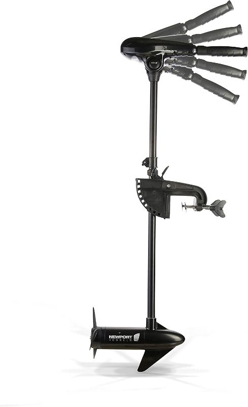 Photo 1 of Newport Vessels X-Series 55lb Thrust Transom Mounted Saltwater Electric Trolling Motor w/LED Battery Indicator (36" Shaft)
