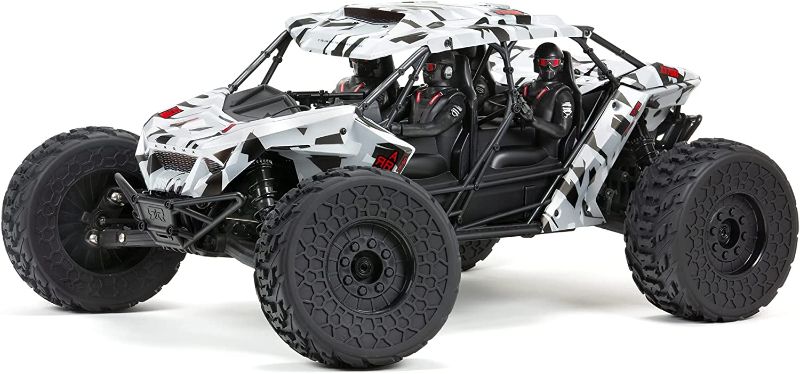 Photo 1 of ARRMA RC Truck 1/7 FIRETEAM 6S 4WD BLX Speed Assault Vehicle RTR (Batteries and Charger Not Included), ARA7618T2, White/Black
