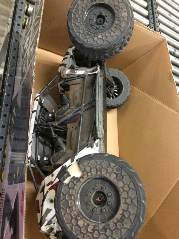 Photo 3 of ARRMA RC Truck 1/7 FIRETEAM 6S 4WD BLX Speed Assault Vehicle RTR (Batteries and Charger Not Included), ARA7618T2, White/Black
