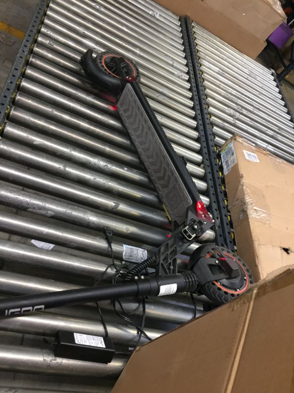 Photo 1 of KUGOO Electric Scooter, 350W/15.5 MPH Pro Scooter, Electric Scooter for Adults, Scooter with Foldable Frame & Handle Bar, 8 Inches Inflation-Free Tires, S1 Plus