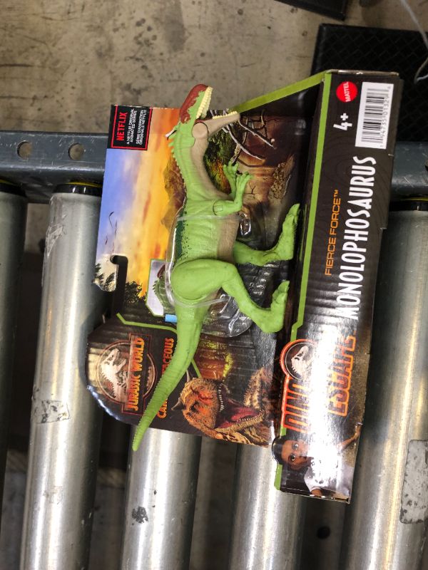 Photo 1 of Jurassic World Fierce Force Monolophosaurus Figure

