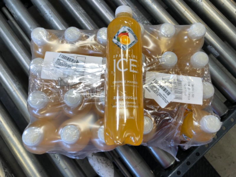 Photo 3 of 2 sets of Sparkling Ice, Orange Mango Sparkling Water, Zero Sugar Flavored Water, with Vitamins and Antioxidants, Low Calorie Beverage, 17 fl oz Bottles (Pack of 12)