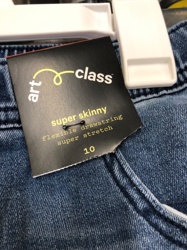 Photo 3 of Boys' Super Skinny Pull-On Jeans - art class™ Blue -- SIZE 10 -- BOX OF 9 JEANS 