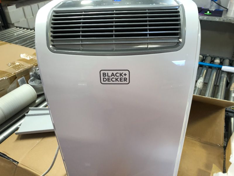 Photo 2 of BLACK+DECKER 8,000 BTU Portable Air Conditioner with Remote Control, White
