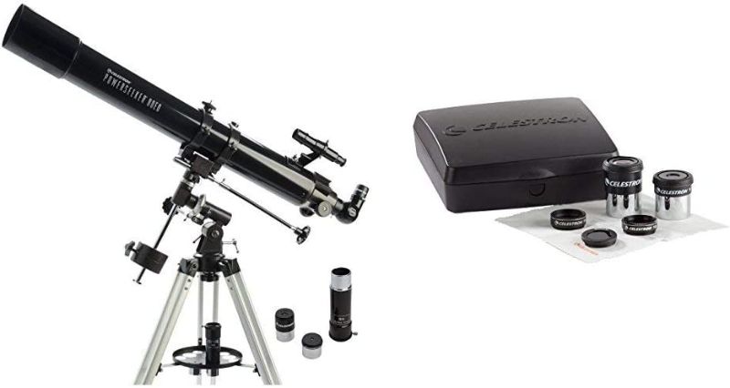 Photo 1 of Celestron PowerSeeker 80EQ Telescope w/ Accessory Kit
