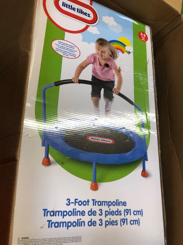 Photo 2 of Little Tikes 3' Trampoline – Amazon Exclusive
