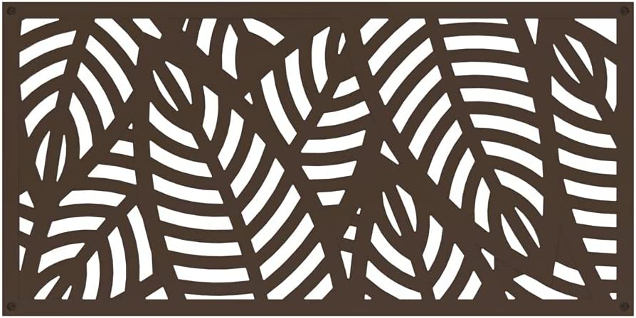 Photo 1 of Barrette Outdoor Living 73050359 Sanibel Decorative Screen Panel, Umber 5 PACK
