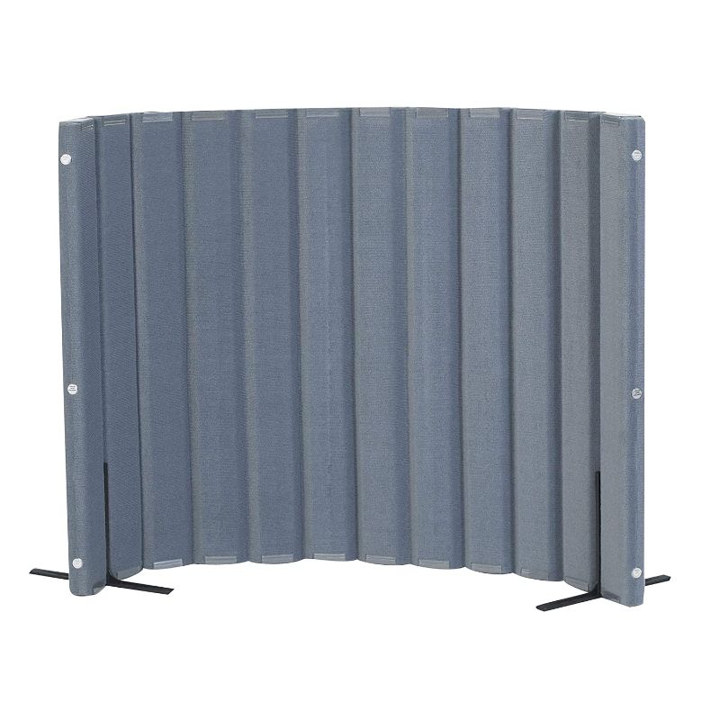 Photo 1 of Angeles Quiet Divider with Sound Sponge 48”x6' Room Divider, Slate Blue, AB8450BL, Free-Standing Classroom Partition, Preschool or Daycare Wall Panel
