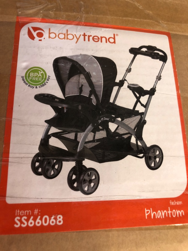 Photo 3 of Baby Trend Sit N Stand Ultra Tandem Stroller, Phantom
