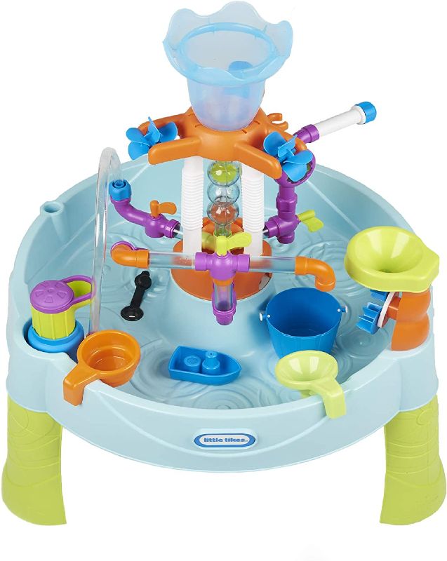 Photo 1 of Little Tikes Flowin' Fun Water Table with 13 Interchangeable Pipes
