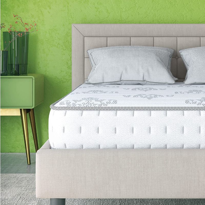 Photo 1 of Classic Brands Decker Memory Foam and Innerspring Hybrid 10-Inch Mattress | Bed-in-a-Box Twin
