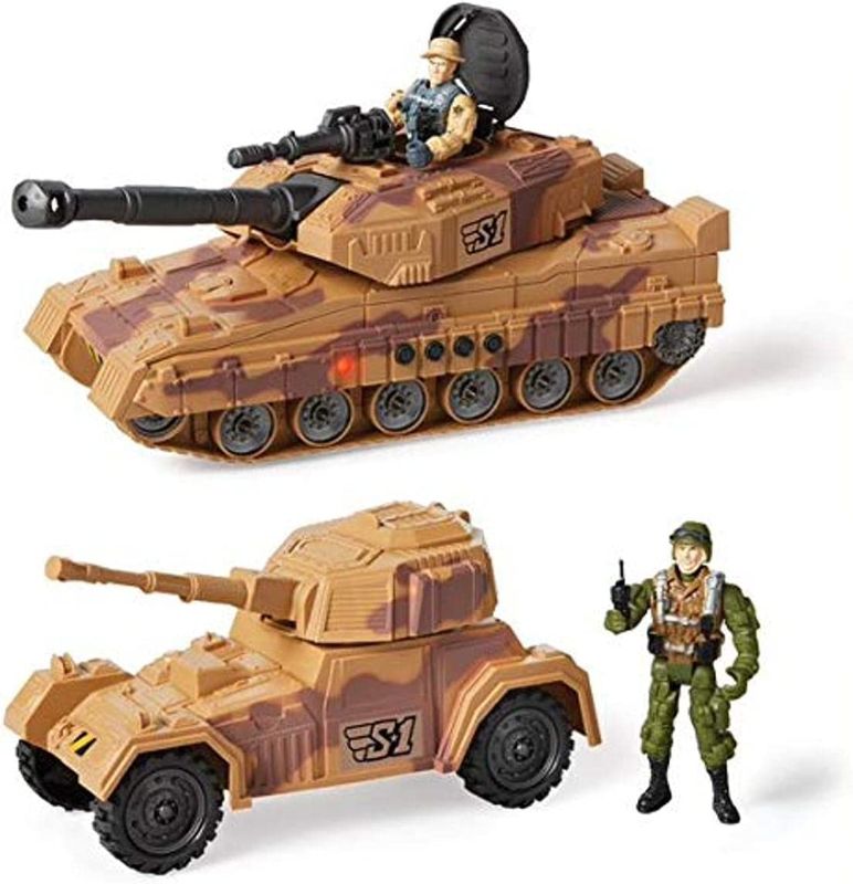 Photo 1 of 2 PK True Heroes Dual Military Set - Tank
