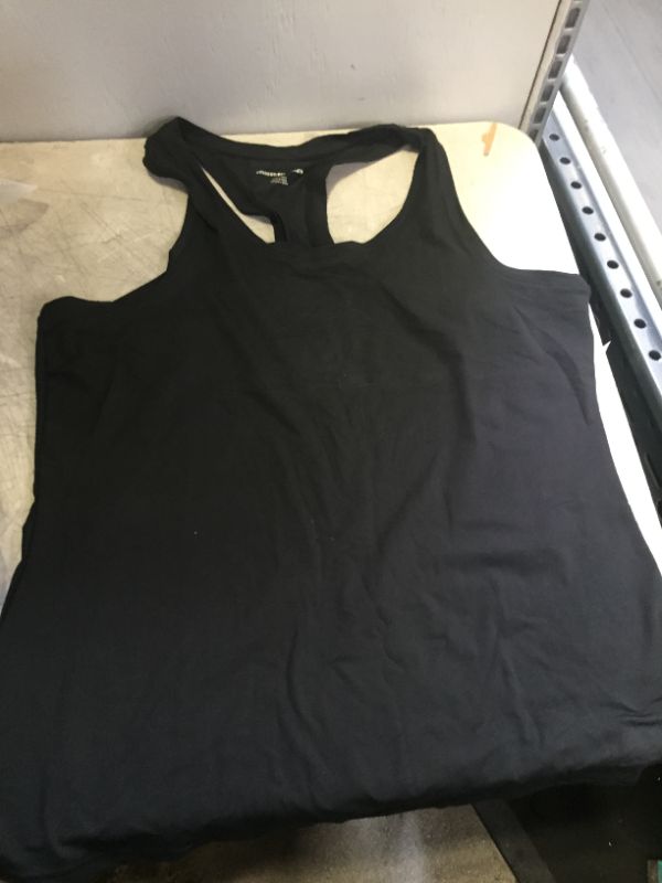 Photo 1 of Amazon Essentials Women's Tech Stretch Relaxed-Fit Racerback Tank Top, Pack of 2
SIZE L