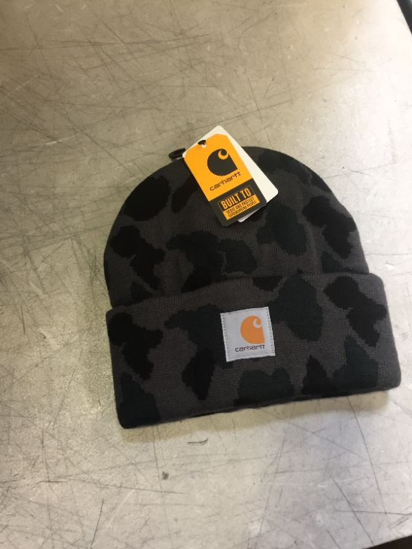 Photo 2 of Carhartt Men's Knit Cuffed Camo Beanie
