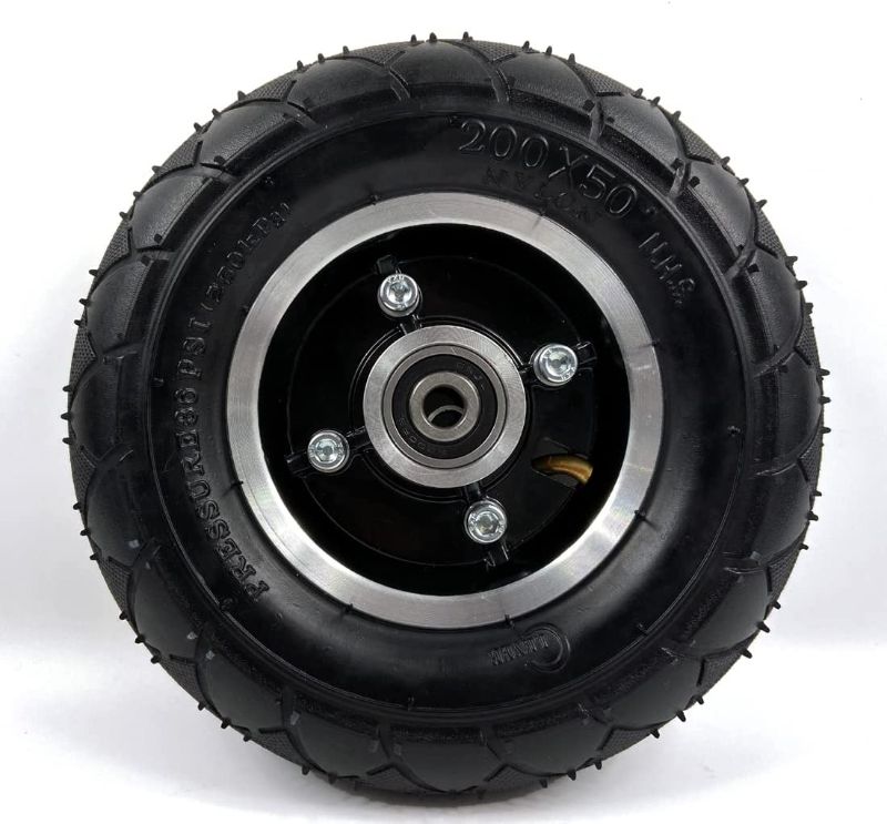 Photo 1 of 200x50 Electric Scooter Solid Wheel Or Air Wheel 8 Inch Scooter Wheel with Solid Tire Or Air Tire With tube Alloy Hub 8" Trolley Caster(Air Wheel)
