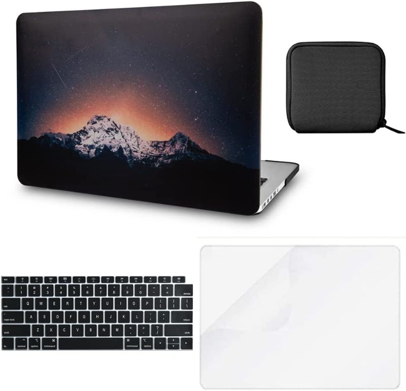 Photo 1 of RITAYAN Compatible with MacBook Pro 13 inch Case 2022-2016 Release M2 A2338 M1 A2289 A2251 Touch Bar Plastic Hard Shell + Pouch + Keyboard Cover + Screen Protector (Shooting Stars)
(factory sealed)