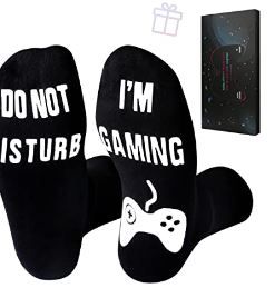 Photo 2 of Do Not Disturb I'm Gaming Socks 
(factory sealed)