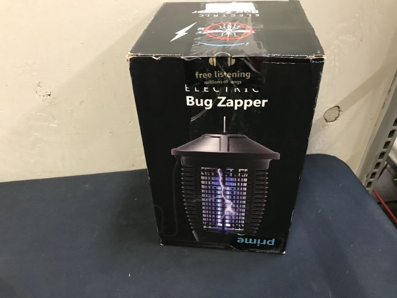 Photo 3 of Waterproof Bug Zapper for Outdoor & Indoor- Flying Bug Trap,Mosquito Trap, 20W / 4000V Electric Mosquito Zapper Killer (3 Blubs)- Insect Fly Bug Trap,for Backyard,Patio,Home
