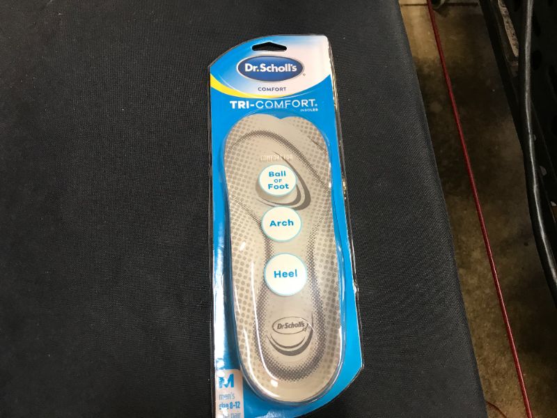 Photo 1 of Dr. Scholl’s TRI-COMFORT Insoles // Comfort for Heel, Arch and Ball of Foot with Targeted Cushioning and Arch Support (for Men's 8-12, also available Women's 6-10)
