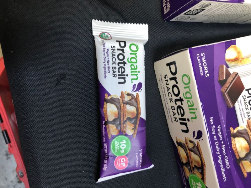 Photo 3 of 2 pack of Orgain Organic Vegan Protein Bar - S'mores - 12ct