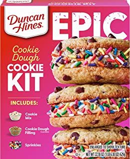 Photo 1 of 2 pack of Duncan Hines Epic Kit, Cookie Dough Cookie Mix Kit, 22.19 oz, 22.187 oz