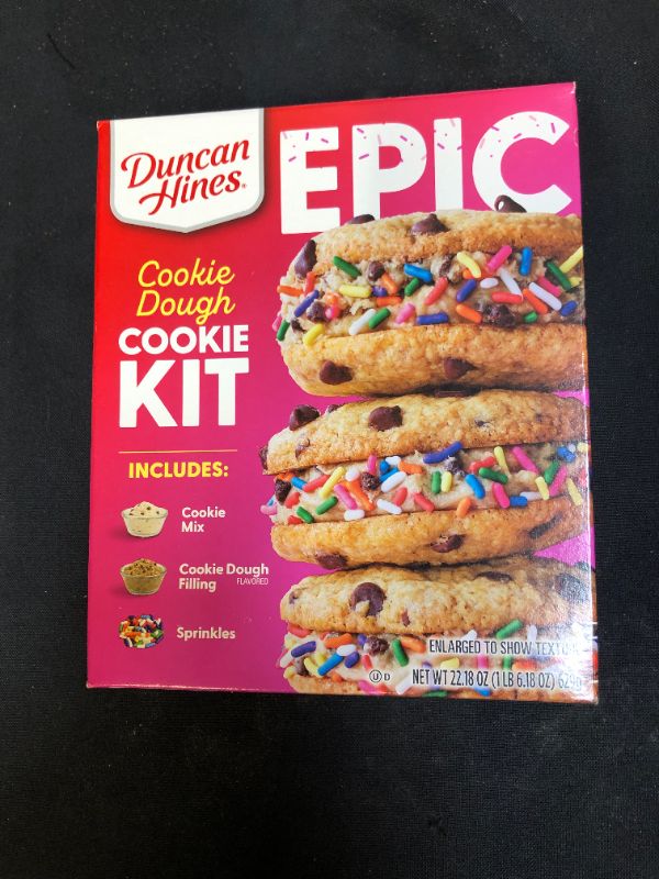 Photo 3 of 2 pack of Duncan Hines Epic Kit, Cookie Dough Cookie Mix Kit, 22.19 oz, 22.187 oz