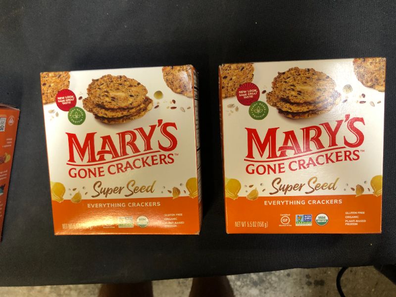 Photo 2 of 2 pack of Mary's Gone Crackers Super Seed, Everything 5.5oz