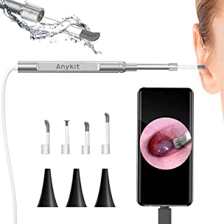 Photo 1 of Anykit USB Otoscope for PC & Android Device(NOT for iPhone/iPad), Ultra Clear View Ear Camera with Ear Wax Removal Tool, Waterproof Ear Scope Endoscope with LED Lights, Ear Cleaning Spoons

