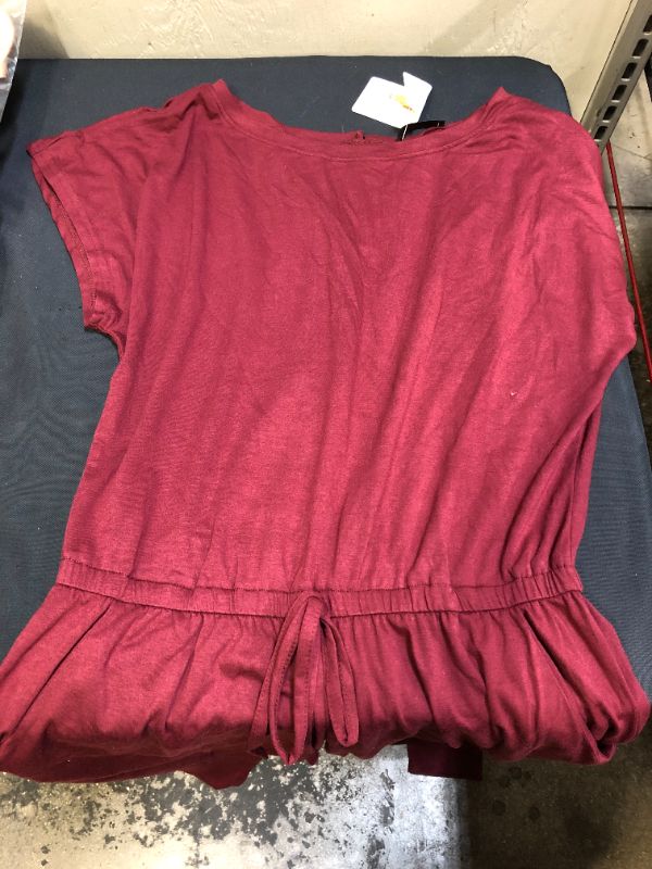 Photo 1 of PRETTY GARDEN WOMENS RED ROMPER/ DRESS SIZE M