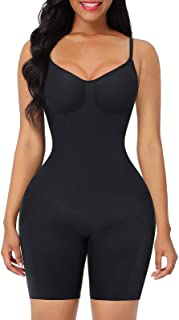 Photo 1 of FEELINGIRL SHAPEWEAR FOR WOMEN TUMMY CONTROL FULL BURST BODY SHAPER BRIEFS BODYSUIT BUTT LIFTER THIGH SLIMMER BLACK SIZE M/L
