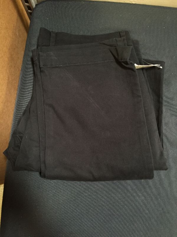 Photo 2 of Essentials Men's Athletic-Fit Casual Stretch Khaki Pant, Navy, 34W X 34L---ITEM IS DIRTY---NEEDS TO BE CLEANED---