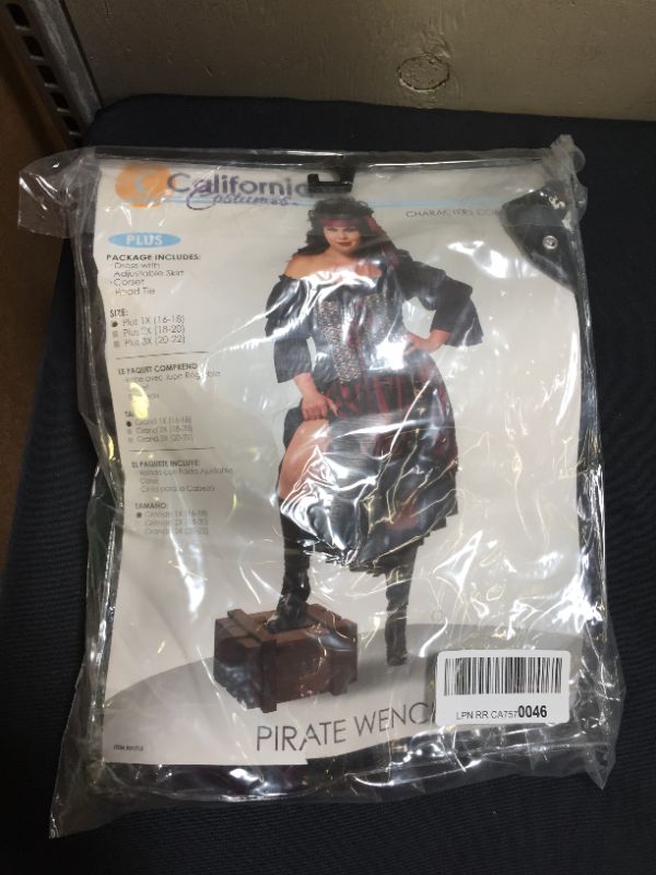 Photo 2 of California Costumes Pirate Wench Dress Halloween Womens Adult Plus Costume---Plus 1x (16-18)---