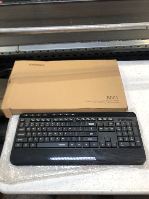 Photo 2 of EYOOSO Wireless Keyboard and Mouse Combo