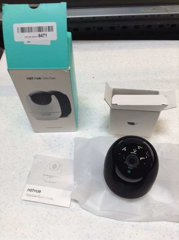 Photo 2 of NETVUE Orb Cam, 1080P FHD WiFi Indoor Security Home Camera, Night Vision, 2-Way