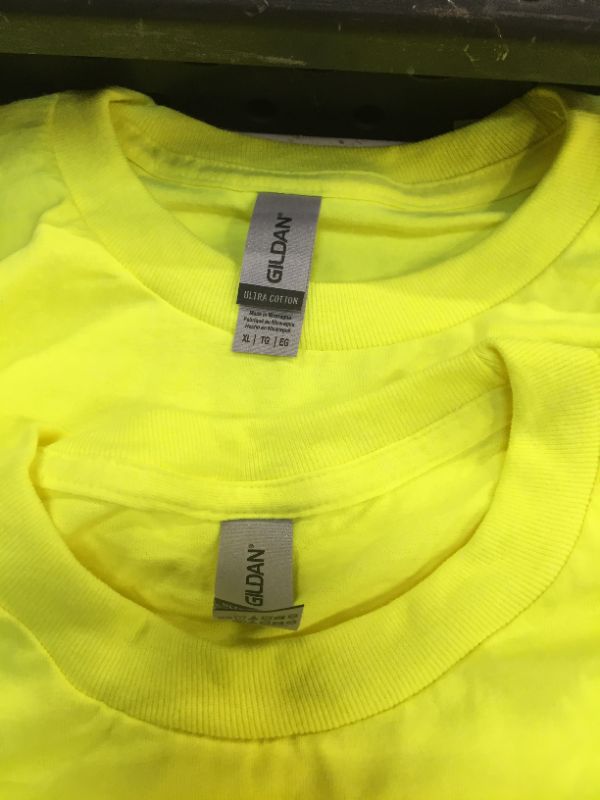 Photo 3 of Gildan Men's Ultra Cotton Long Sleeve T-Shirt, Style G2400, 2 pack size xl